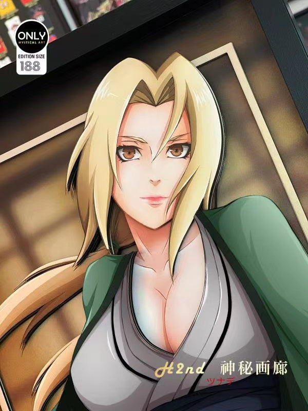 Mystical Art x H2nd - Tsunade 3D Cast Off Poster Frame