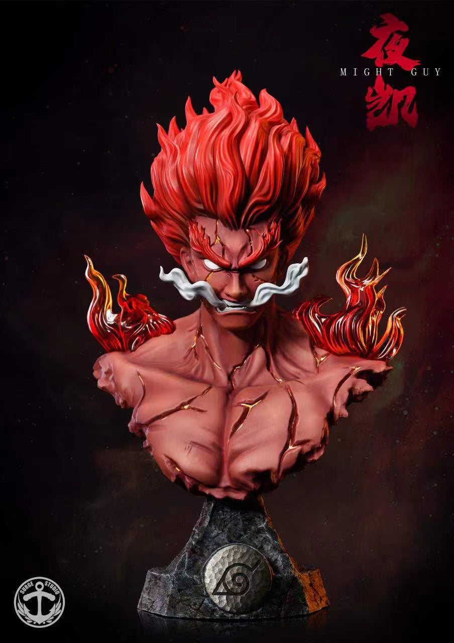 Surge Studio - Kakashi Hatake Bust / Might Guy Eight Gates Bust
