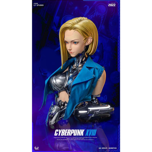 1 to 1 Studio - CyberPunk XVIII Android 18 Bust [1/1 scale]