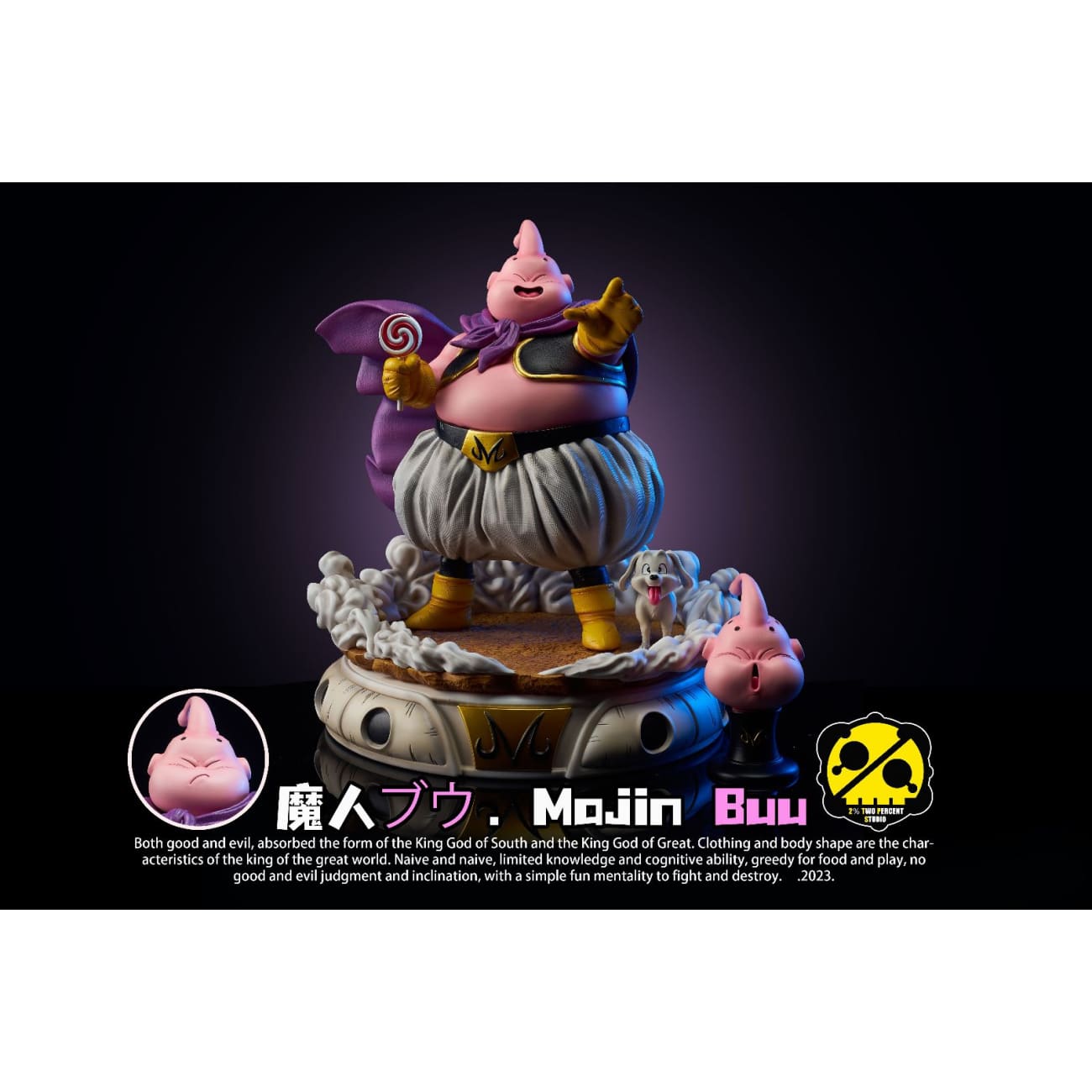 2% Studio - Fat Majin Buu Holding A Lollipop