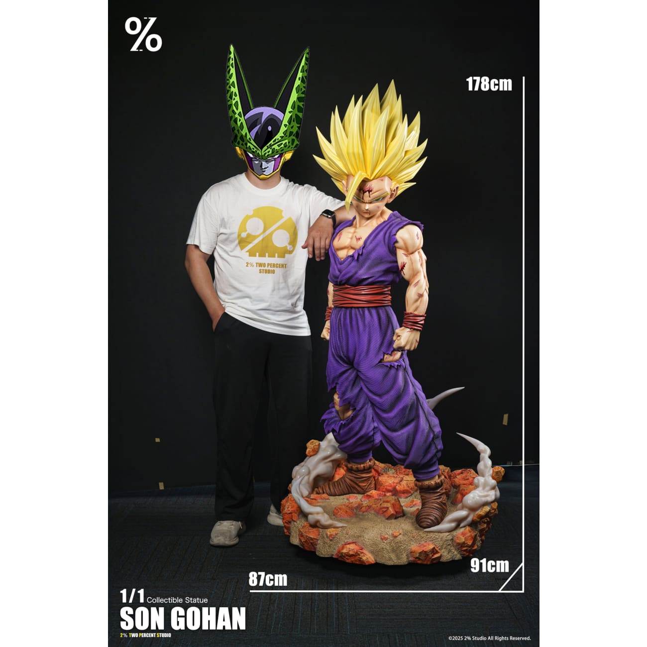 2％ Studio - Super Saiyan 2 Son Gohan