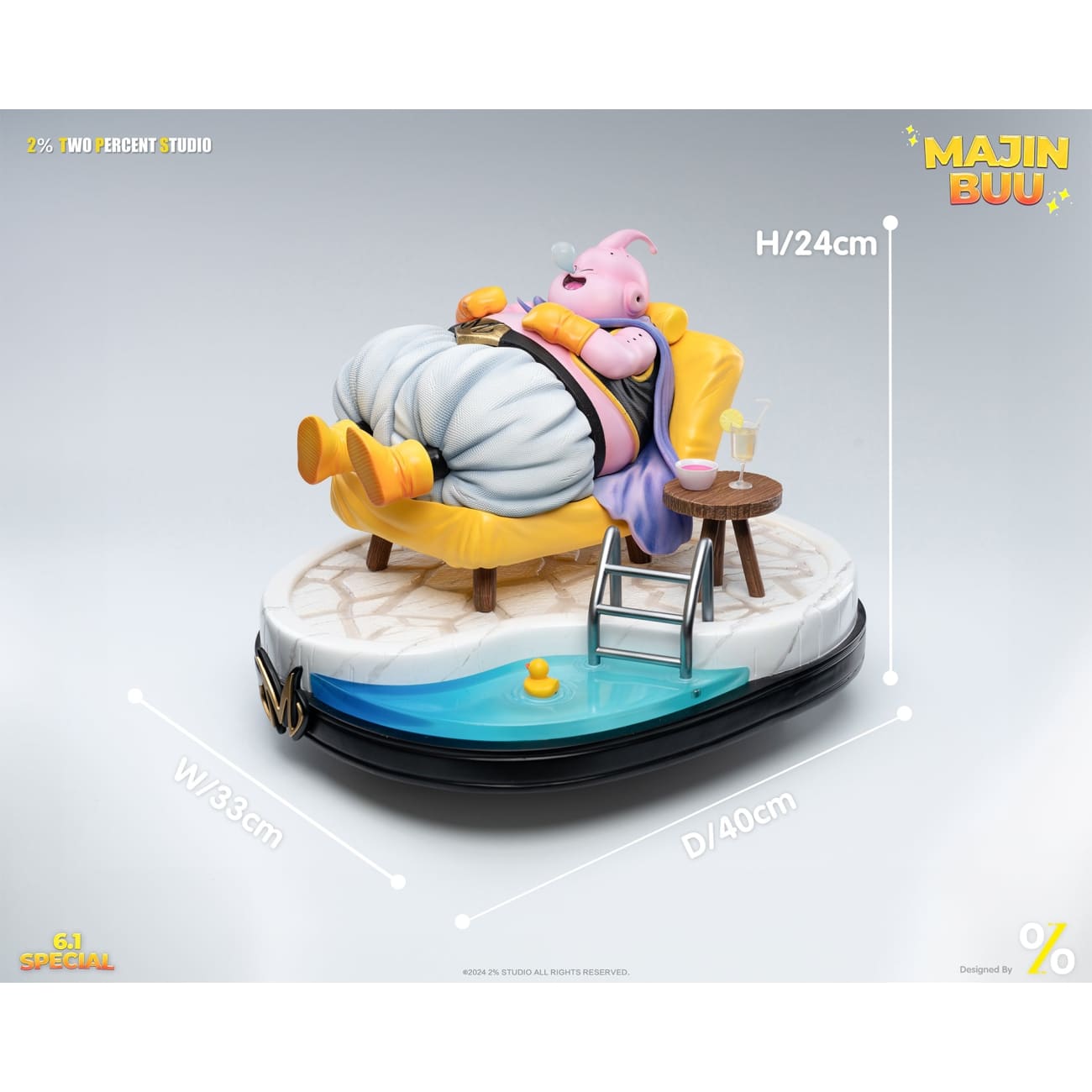 2% Two Percent Studio - Swimming Pool Fatty Majin Buu
