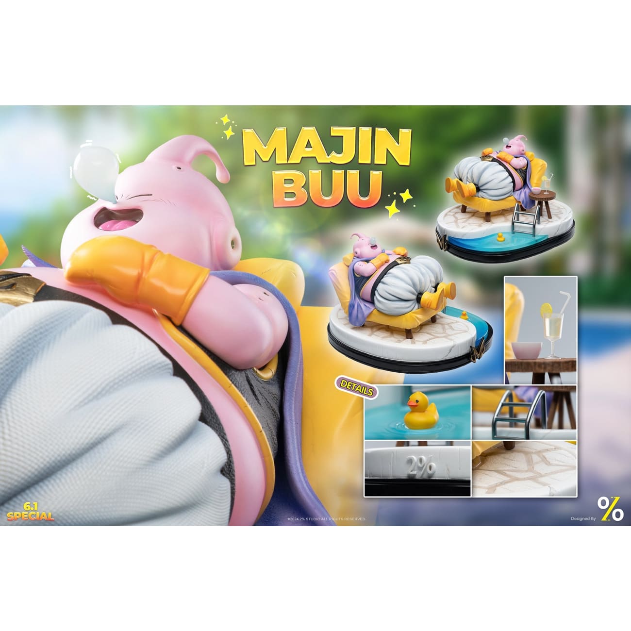 2% Two Percent Studio - Swimming Pool Fatty Majin Buu