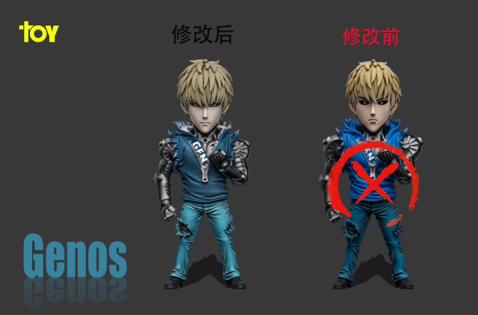 TOY Studio -Genos A01 Standard Version / Genos A02 Mecha Electroplating Version [2 Variants]