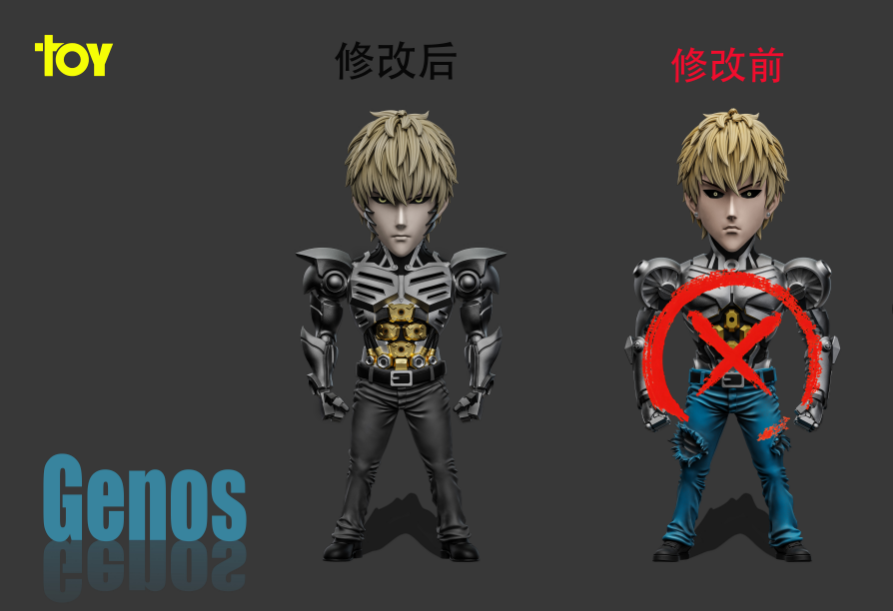 TOY Studio -Genos A01 Standard Version / Genos A02 Mecha Electroplating Version [2 Variants]