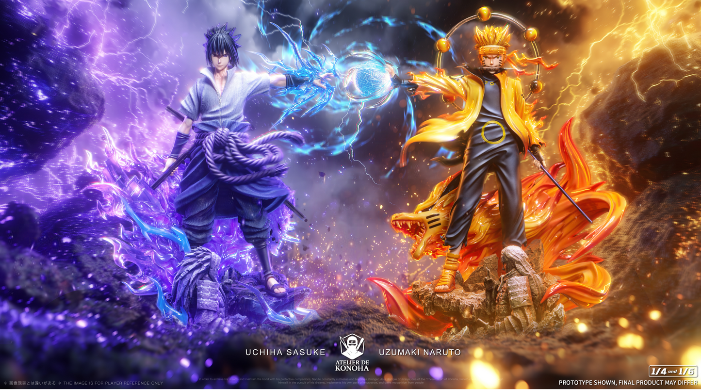 Atelier De Konoha Studio - Uzumaki Naruto & Uchiha Sasuke [6 Variants]