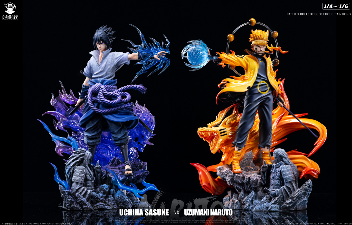 Atelier De Konoha Studio - Uzumaki Naruto & Uchiha Sasuke [6 Variants]