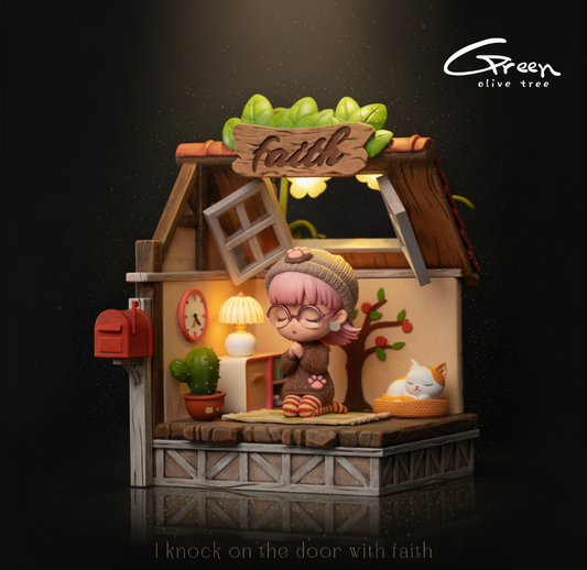 Green Olive Tree Studio - Girl Phoebe is Praying For You