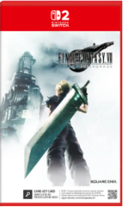 Nintendo Switch Game Title - Final Fantasy VII Remake Intergrade Game Key Card