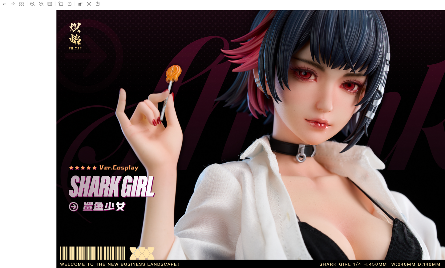 Chi Yan Studio - Shark Girl Ellen Joe [2 Variants]