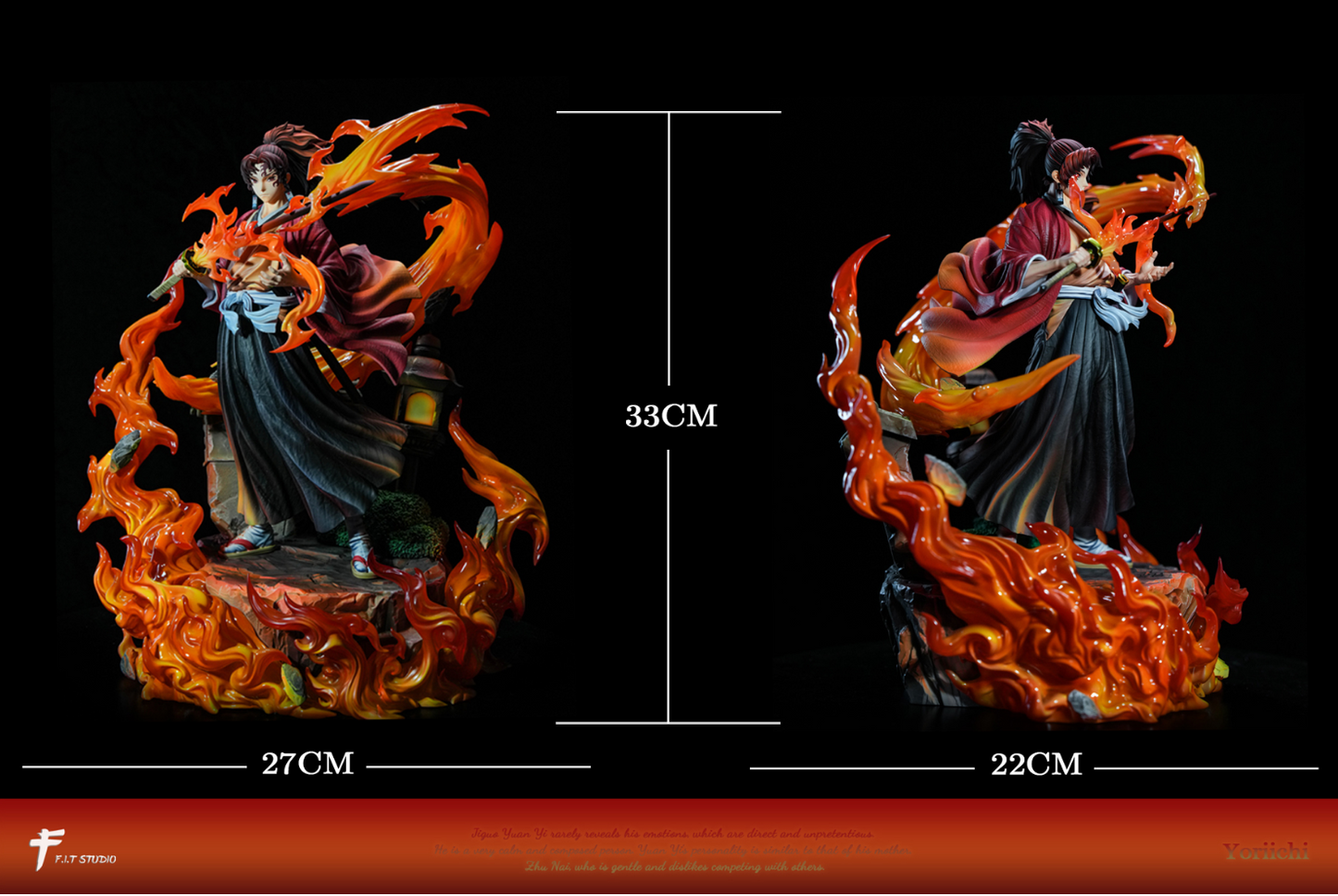 F.I.T Studio - Yoriichi Tsugikuni Red haired [2 Variants]