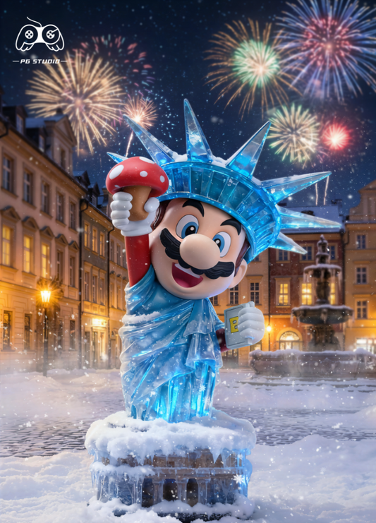 PG Studio - Mario Cosplay Statue of Liberty