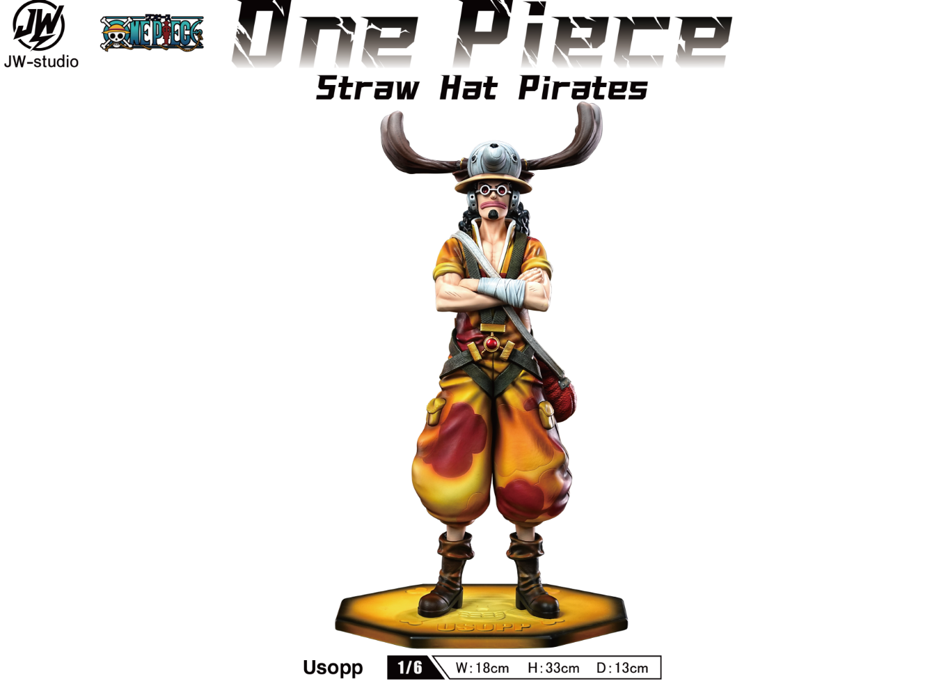 JW Studio - Roronoa Zoro x Sanji x Usopp x Brook x Robin x Franky x Chopper [7 Variants]