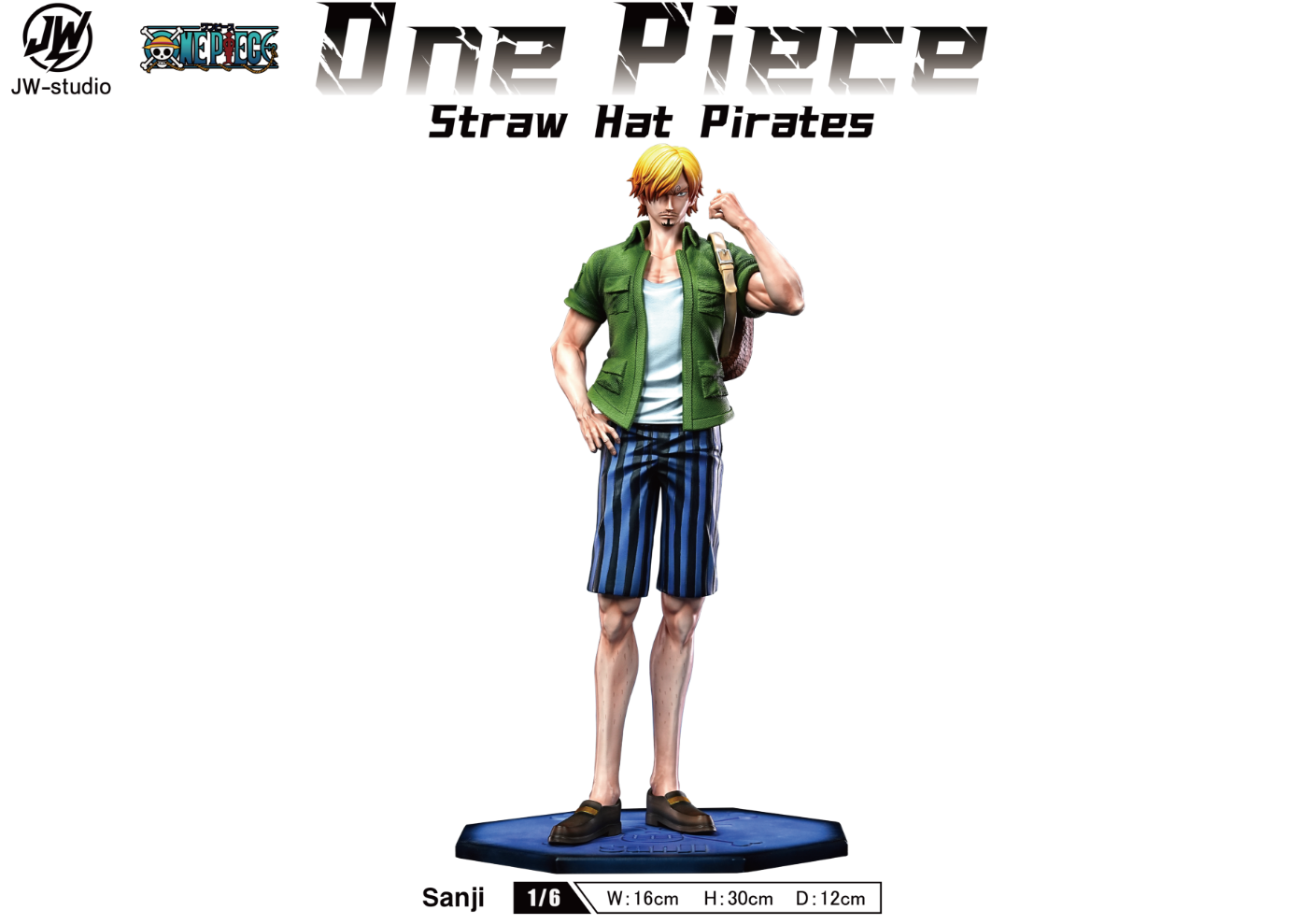 JW Studio - Roronoa Zoro x Sanji x Usopp x Brook x Robin x Franky x Chopper [7 Variants]