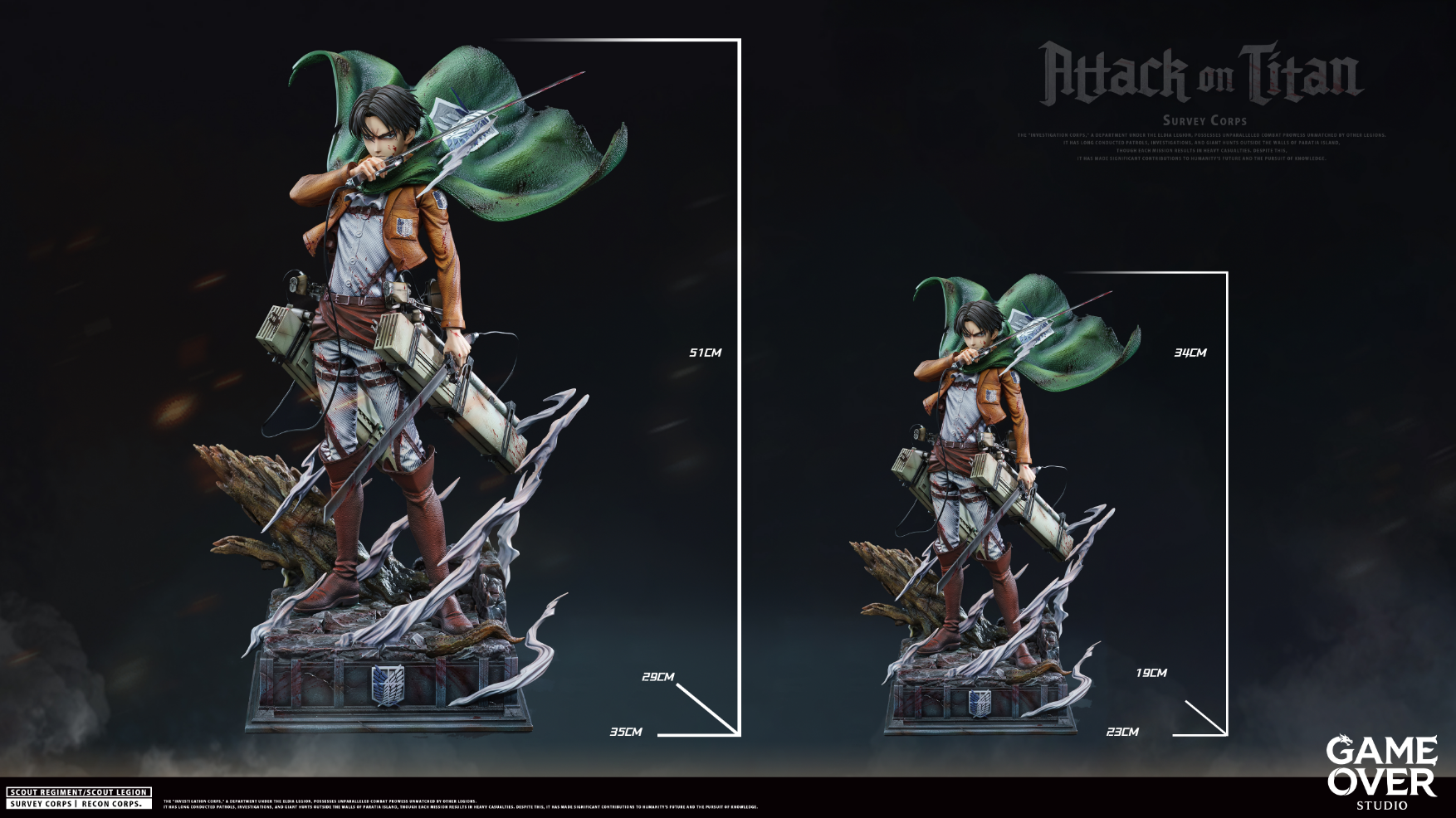 Game Over Studio - Levi Ackerman [2 Variants]