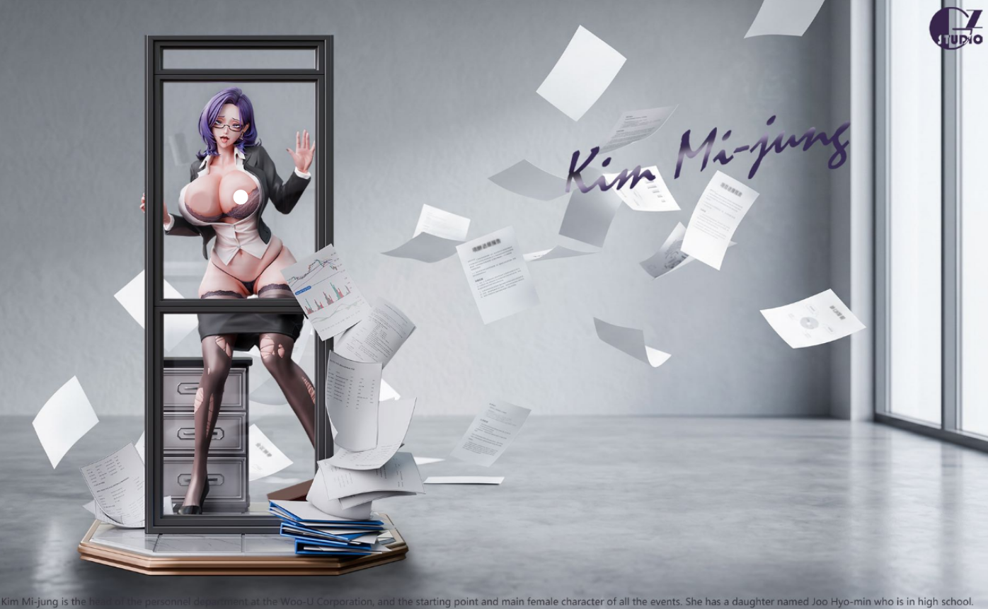 GZ Studio - Mi Jung king in Front of the Floor-to-Ceiling Window