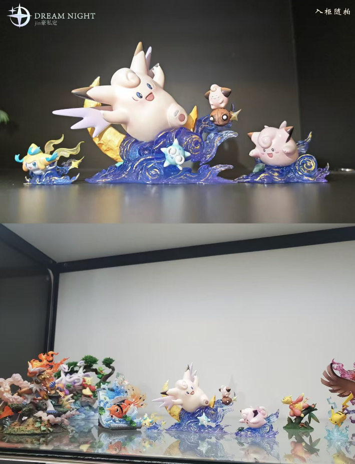 Dream Night Studio - Jirachi X Cleffa X Clefairy X Clefable