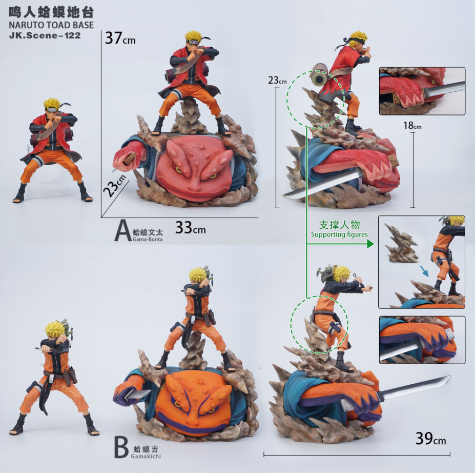 JacksDo Studio - Gamabunta X Gamakichi Base [JK.Scene-122][2 Variants]