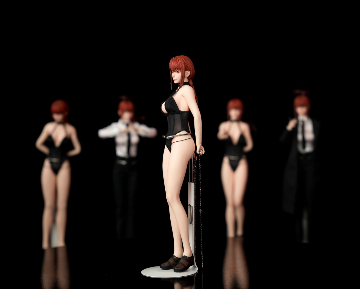 BoxQi Studio - Makima Platinum Silicone Articulated Action Figure [HQ01]