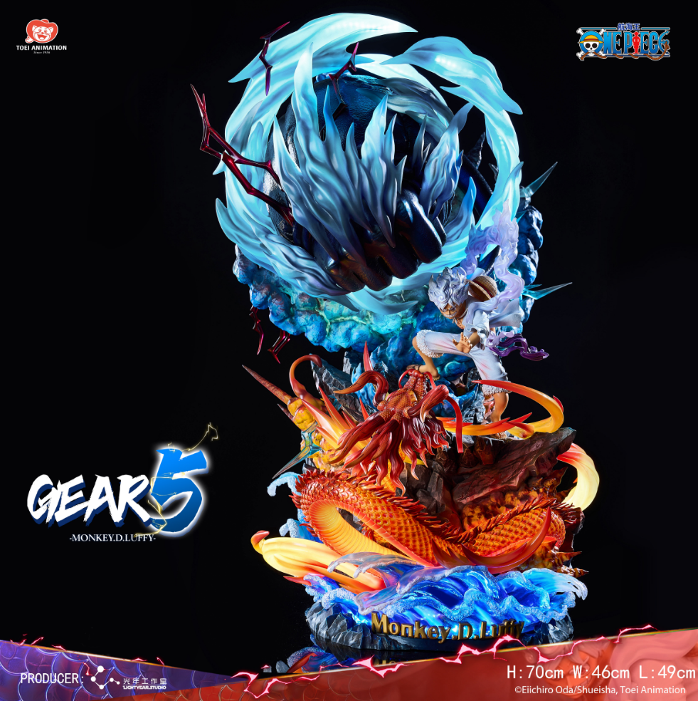 Light Year Studio - Gear 5 Nika Luffy Statue [Licensed]