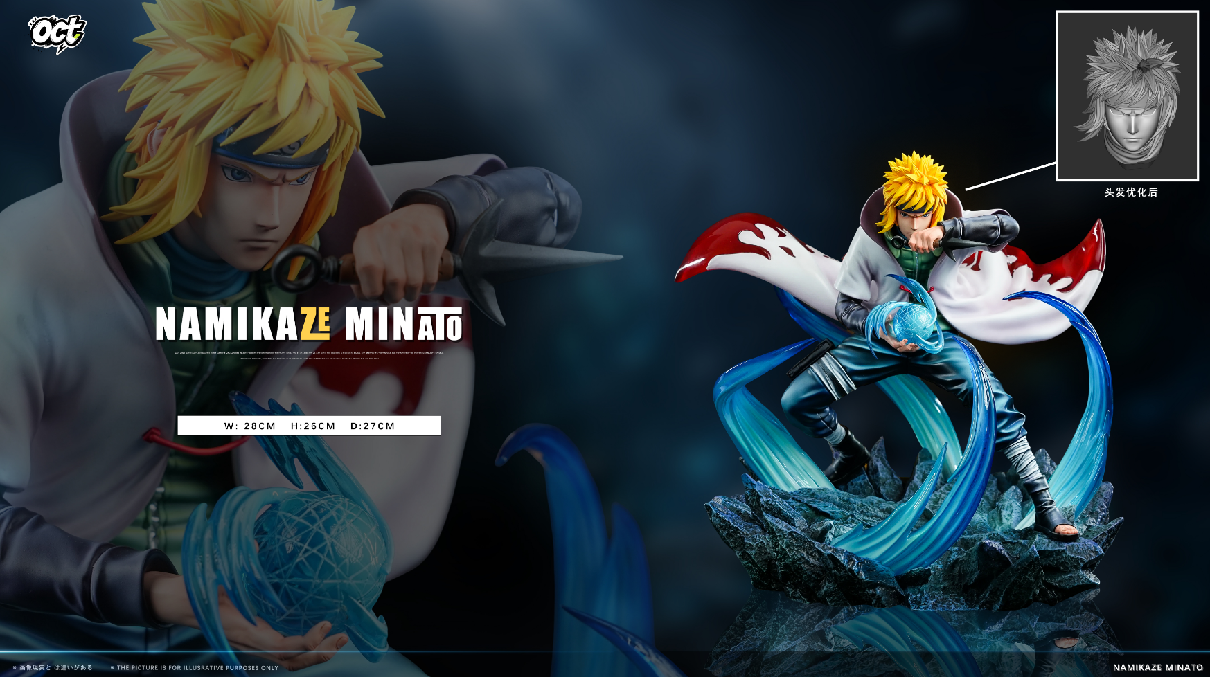 OCT Studio - Minato Namikaze White Cloak