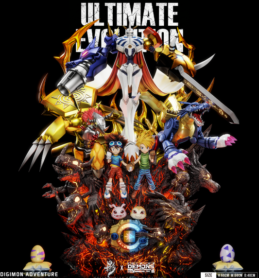 Lue Ying Studio x Demons Studio - Courage and friendship combined into one Omegamon