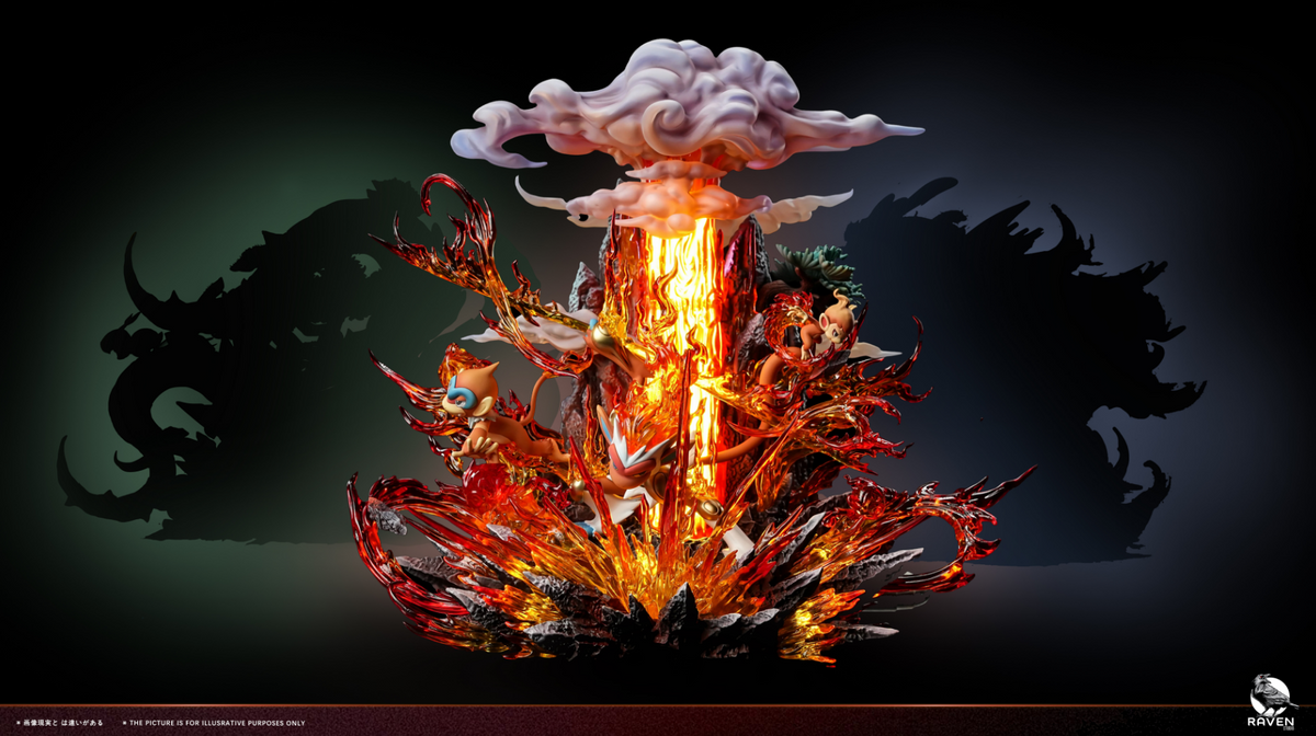 Raven Studio - Chimchar X Monferno X Infernape