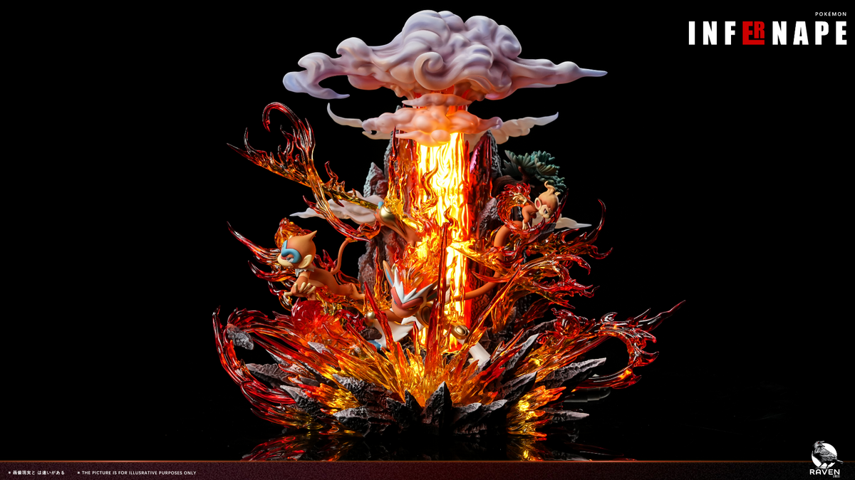 Raven Studio - Chimchar X Monferno X Infernape
