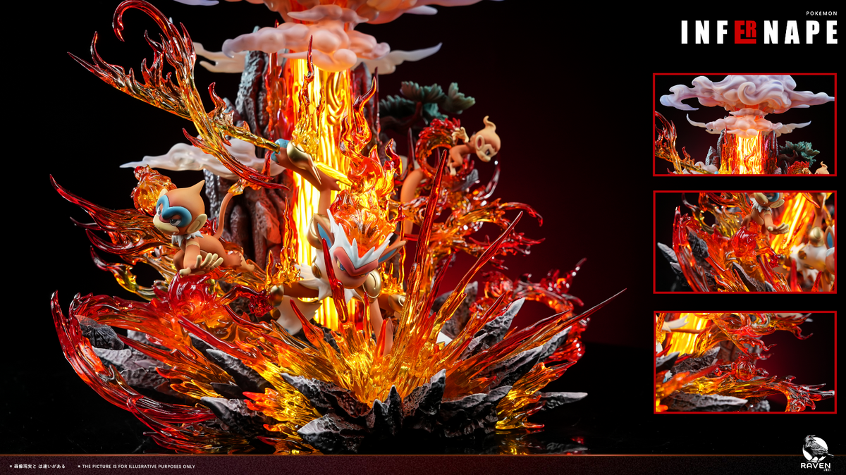 Raven Studio - Chimchar X Monferno X Infernape