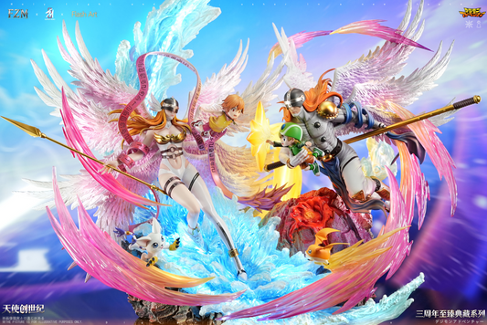 SUPER HERO Studio X Flash Art STUDIO X Fantasy Zone Maker - Genesis of Angels Angewomon X Angemon