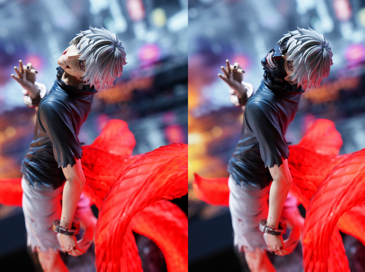 Damocles Studio - Ken Kaneki White Haired Suffering