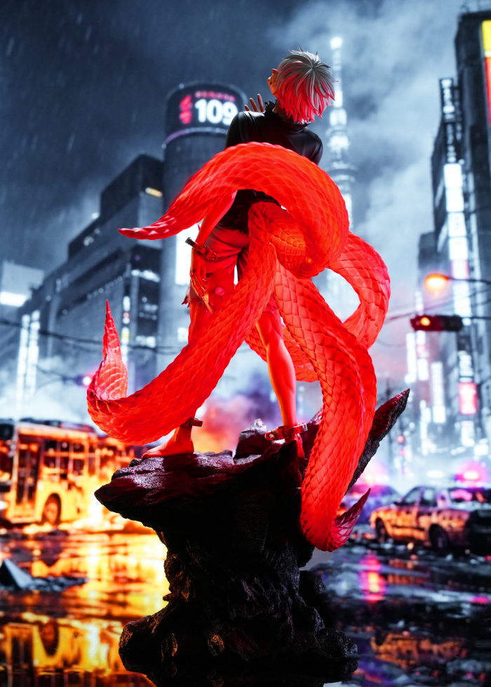 Damocles Studio - Ken Kaneki White Haired Suffering