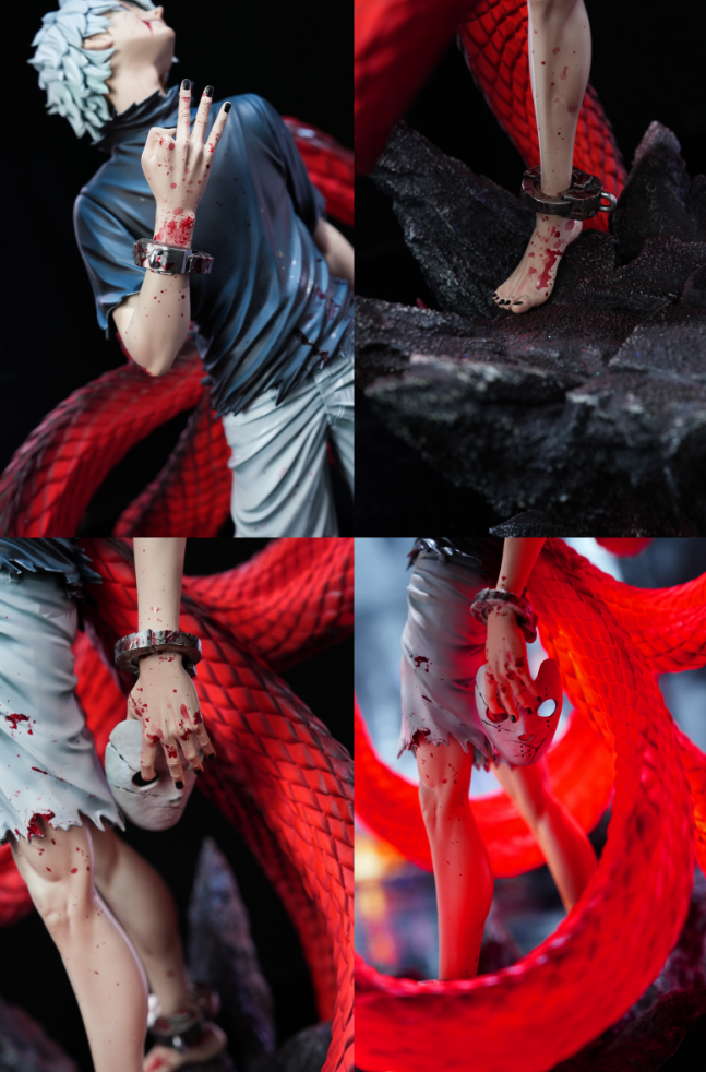 Damocles Studio - Ken Kaneki White Haired Suffering