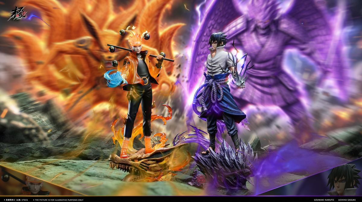 Ji Zhi Jing Studio - Six Paths Naruto X Six Paths Sasuke [3 Variants]