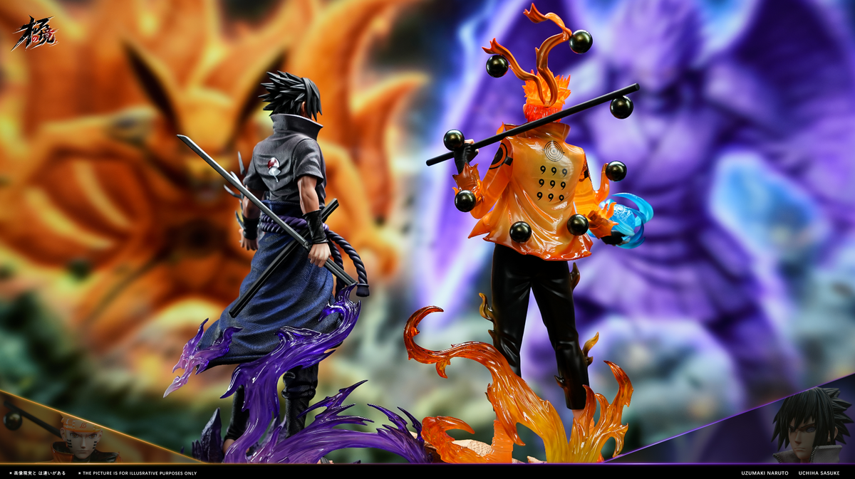 Ji Zhi Jing Studio - Six Paths Naruto X Six Paths Sasuke [3 Variants]
