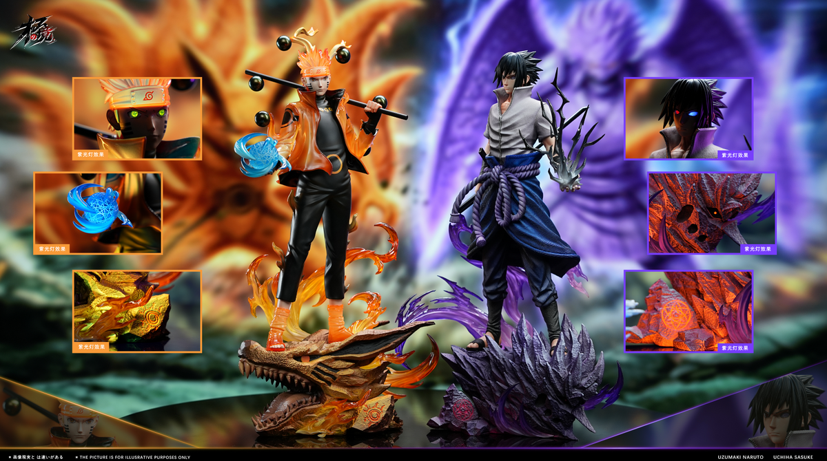 Ji Zhi Jing Studio - Six Paths Naruto X Six Paths Sasuke [3 Variants]