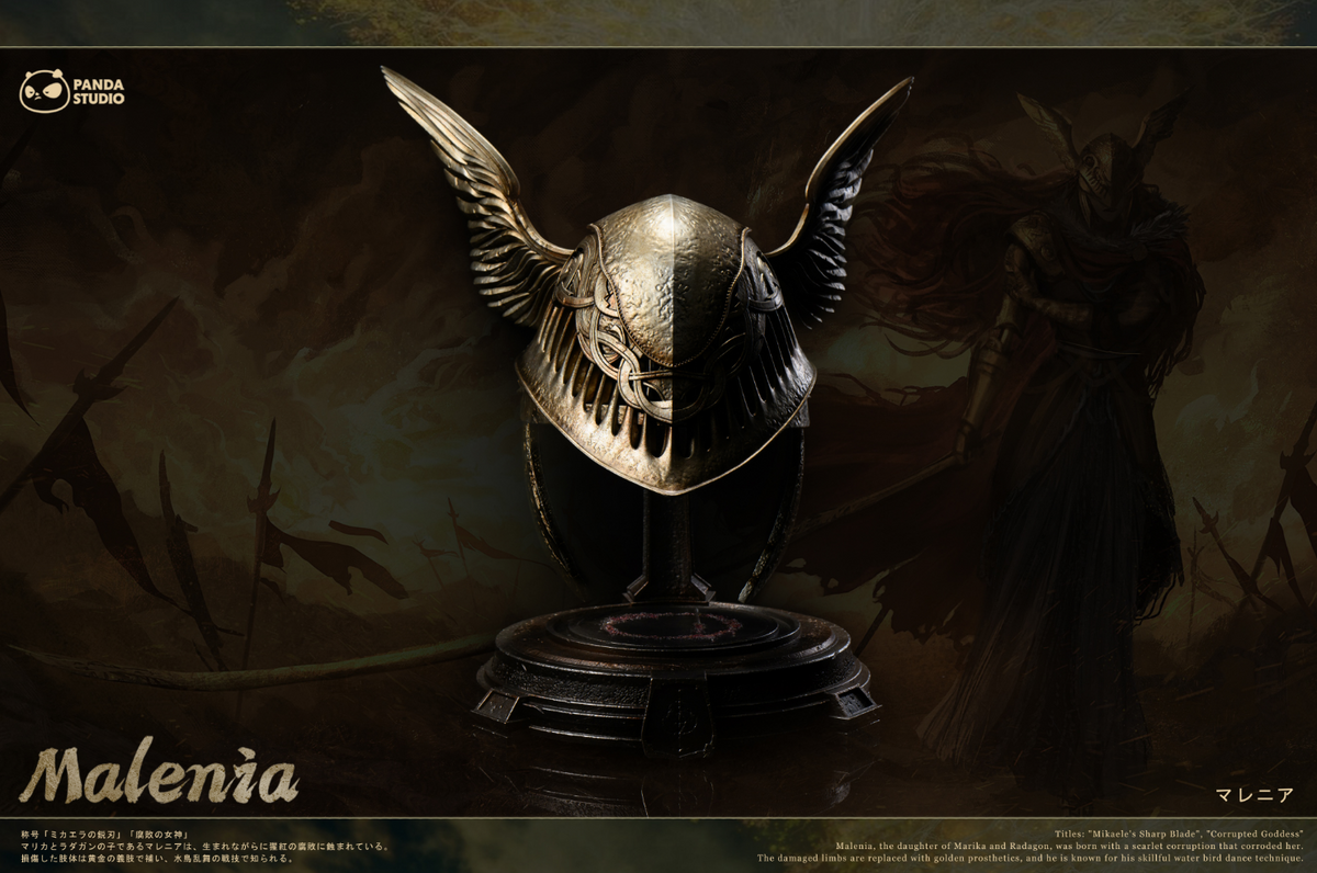 Panda Studio - Malenia's Winged Helm [1/1 Scale] 