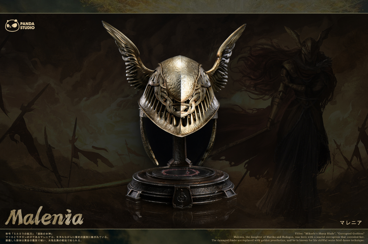 Panda Studio - Malenia's Winged Helm [1/1 Scale]