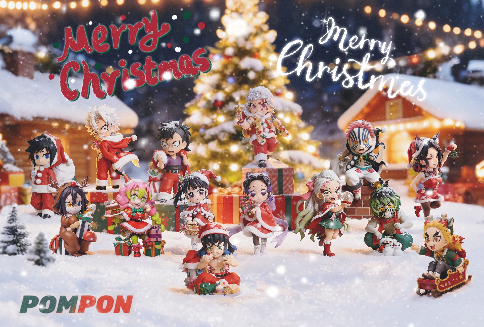 PomPon Studio - Muzan Kibutsuji X Akaza Christmas [2 Variants]