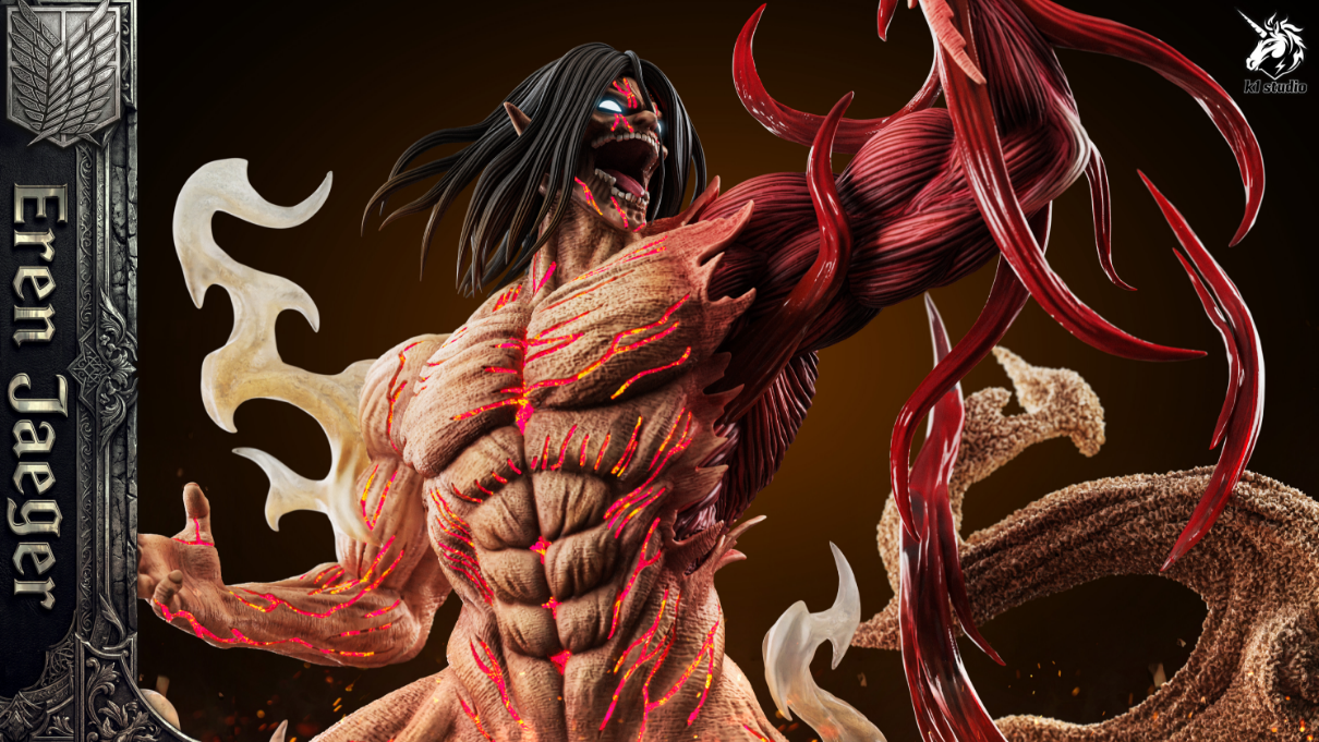 K1 Studio - Roaring Eren Jaeger