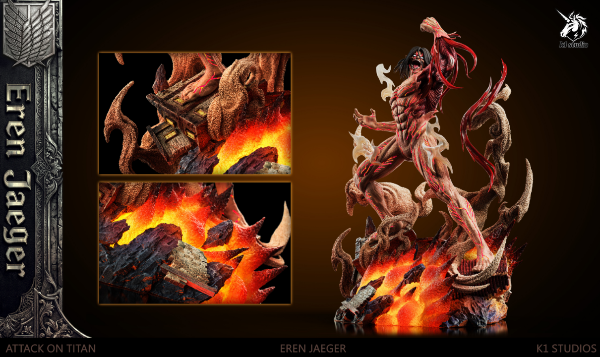 K1 Studio - Roaring Eren Jaeger