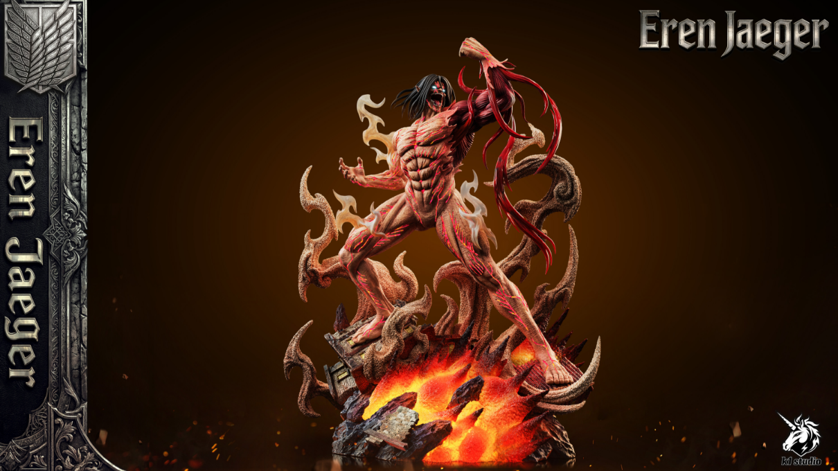 K1 Studio - Roaring Eren Jaeger