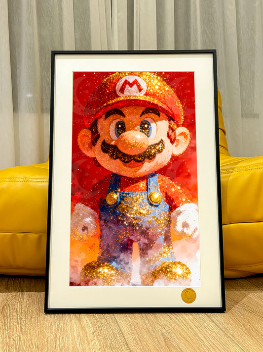 Xing Kong Studio - Gold Mario Poster Frame [2 Variants]