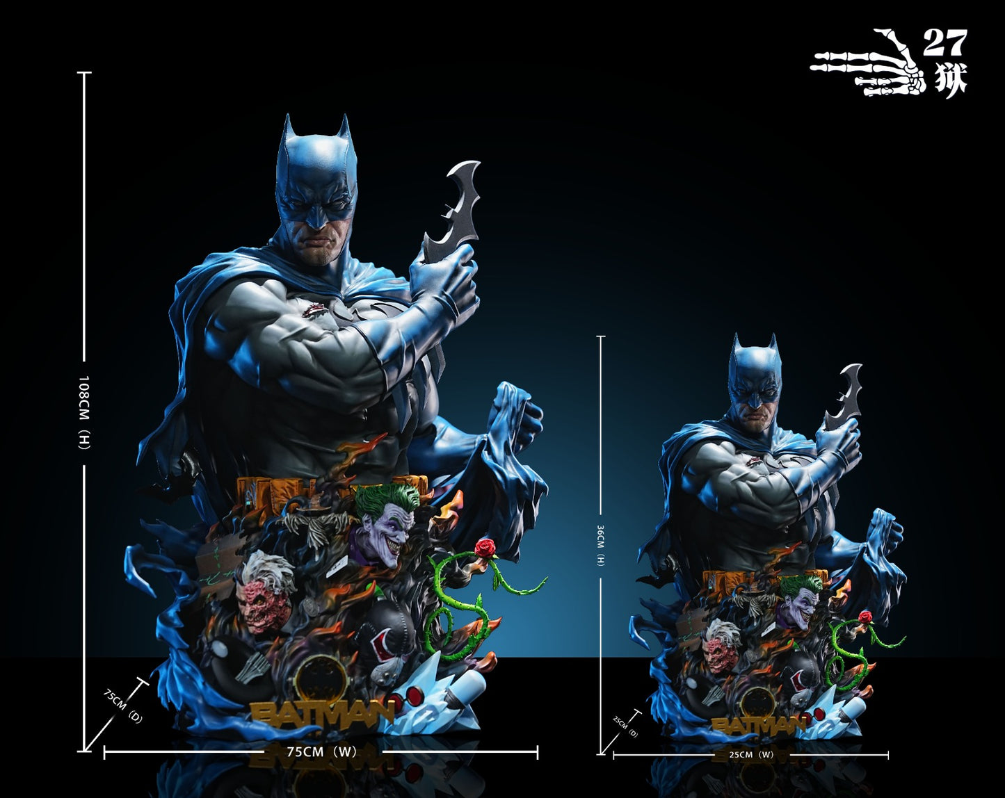27abyss Studio - Batman Bust [4 Variants]