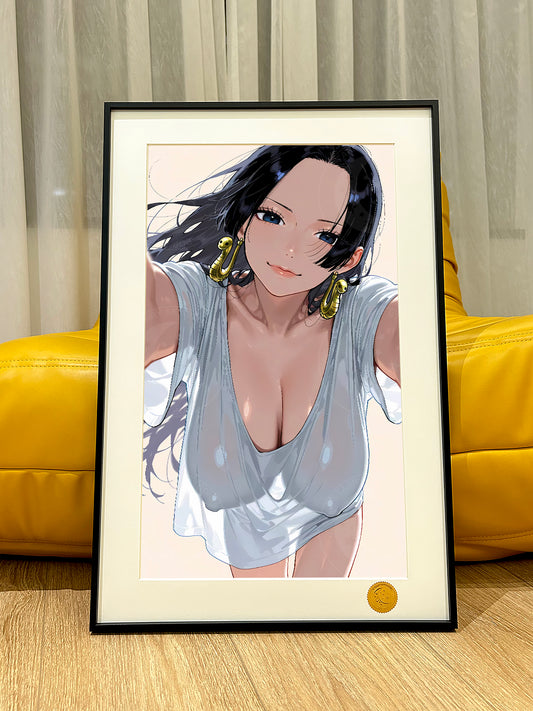 Xing Kong Studio - Boa Hancock Short Sleeves Poster Frame
