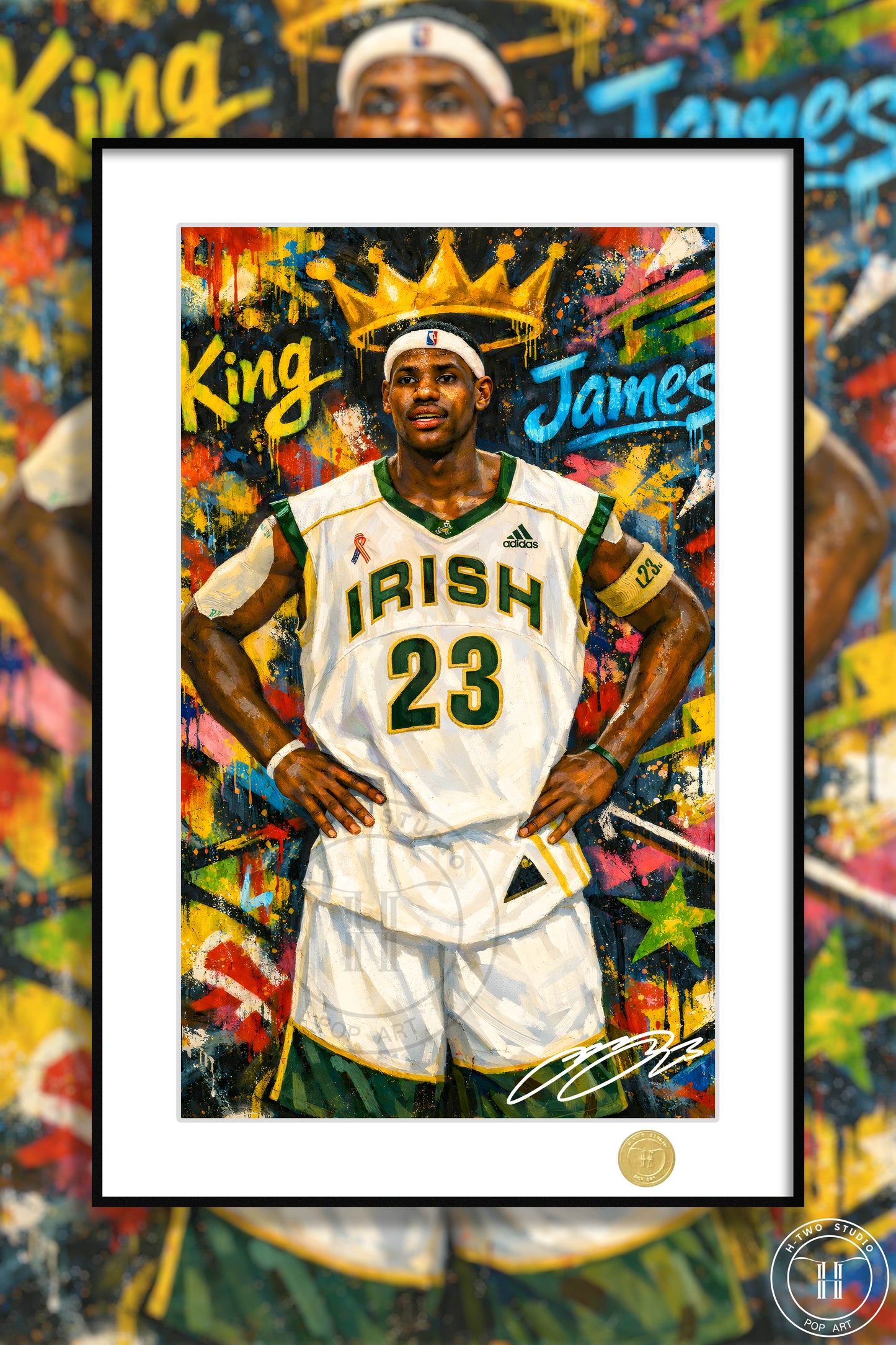 H-TWO Studio - High School James Poster Frame