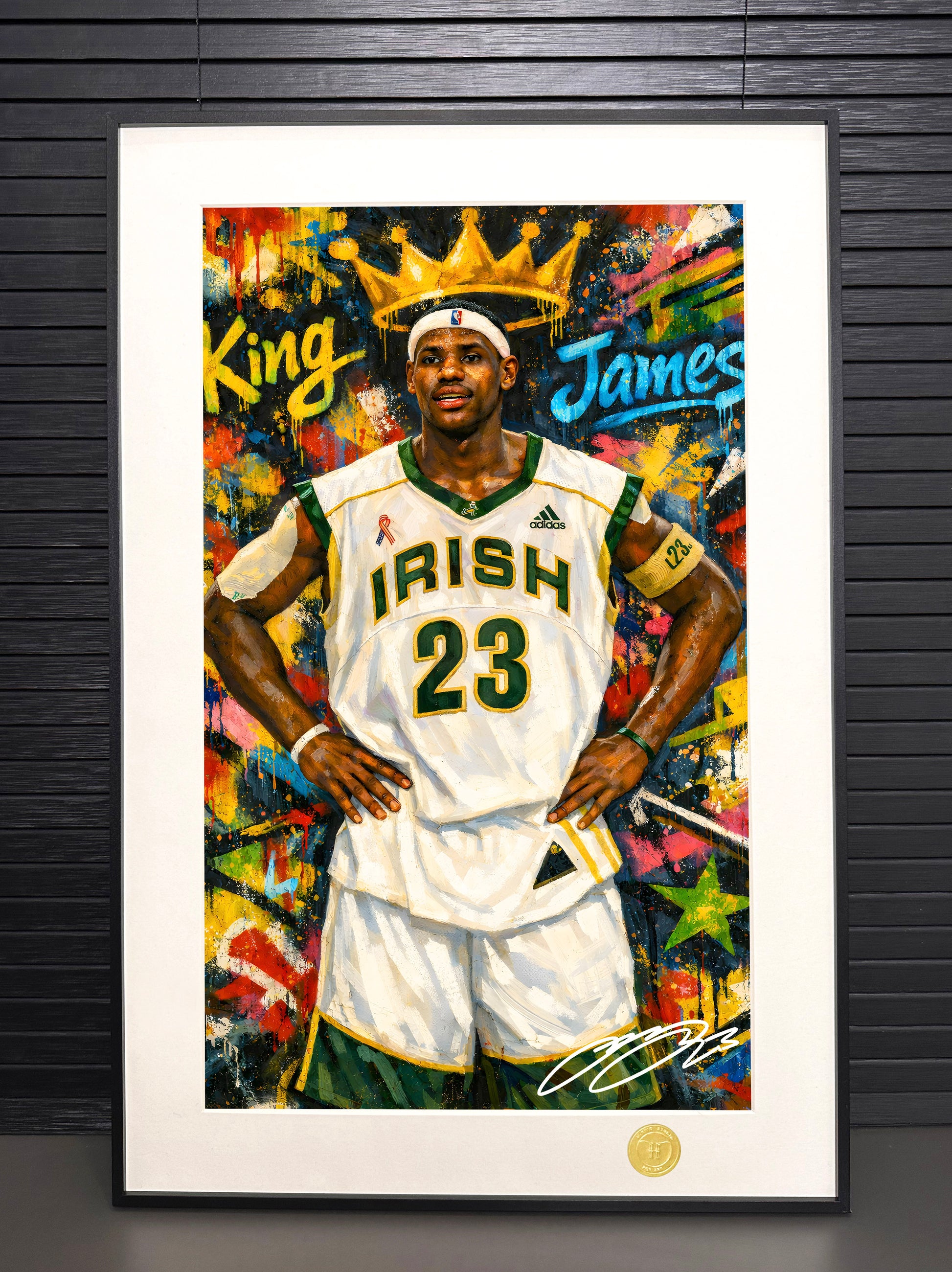 H-TWO Studio - High School James Poster Frame