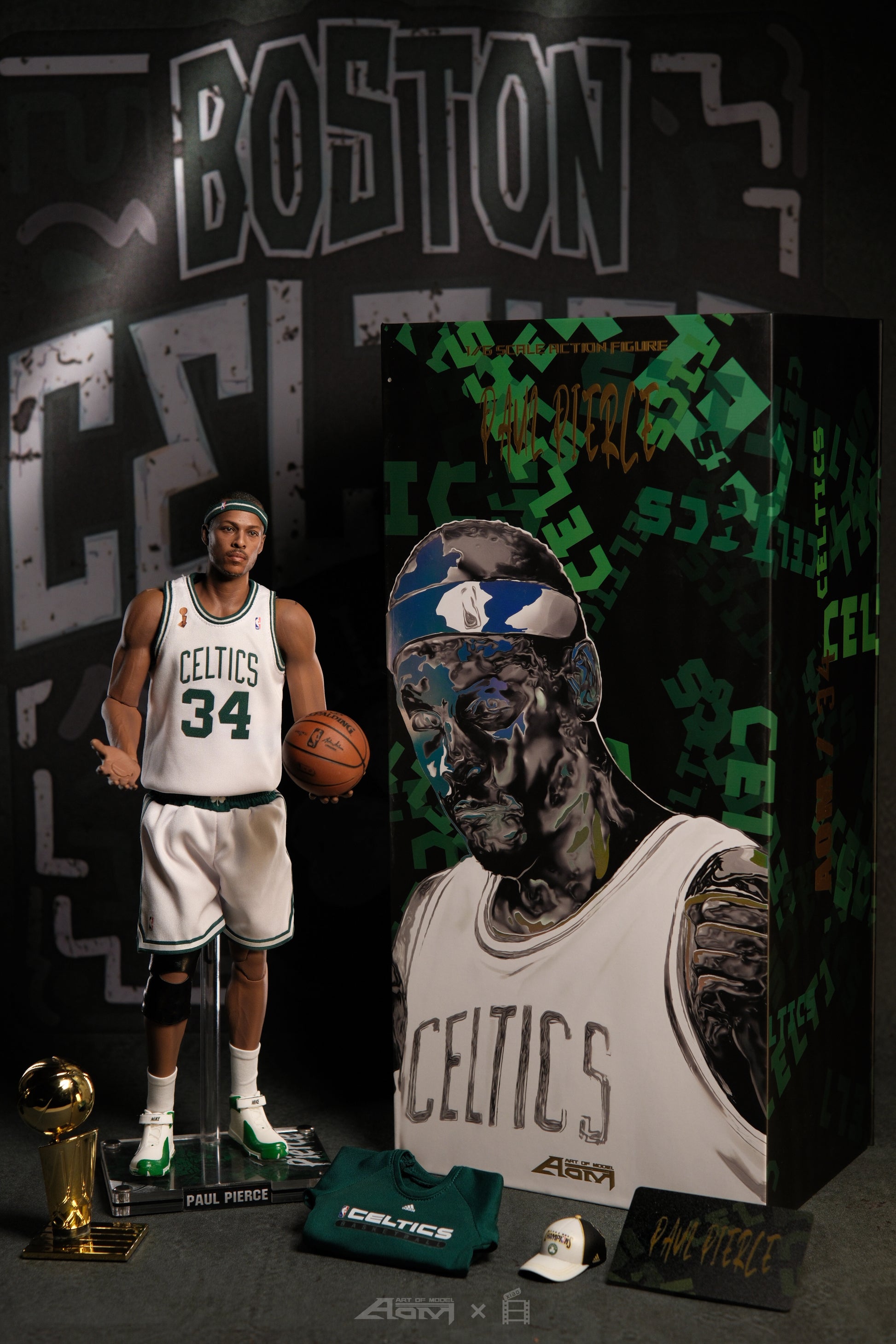 AOM TOYS - Ray Allen 2008 Championship Set