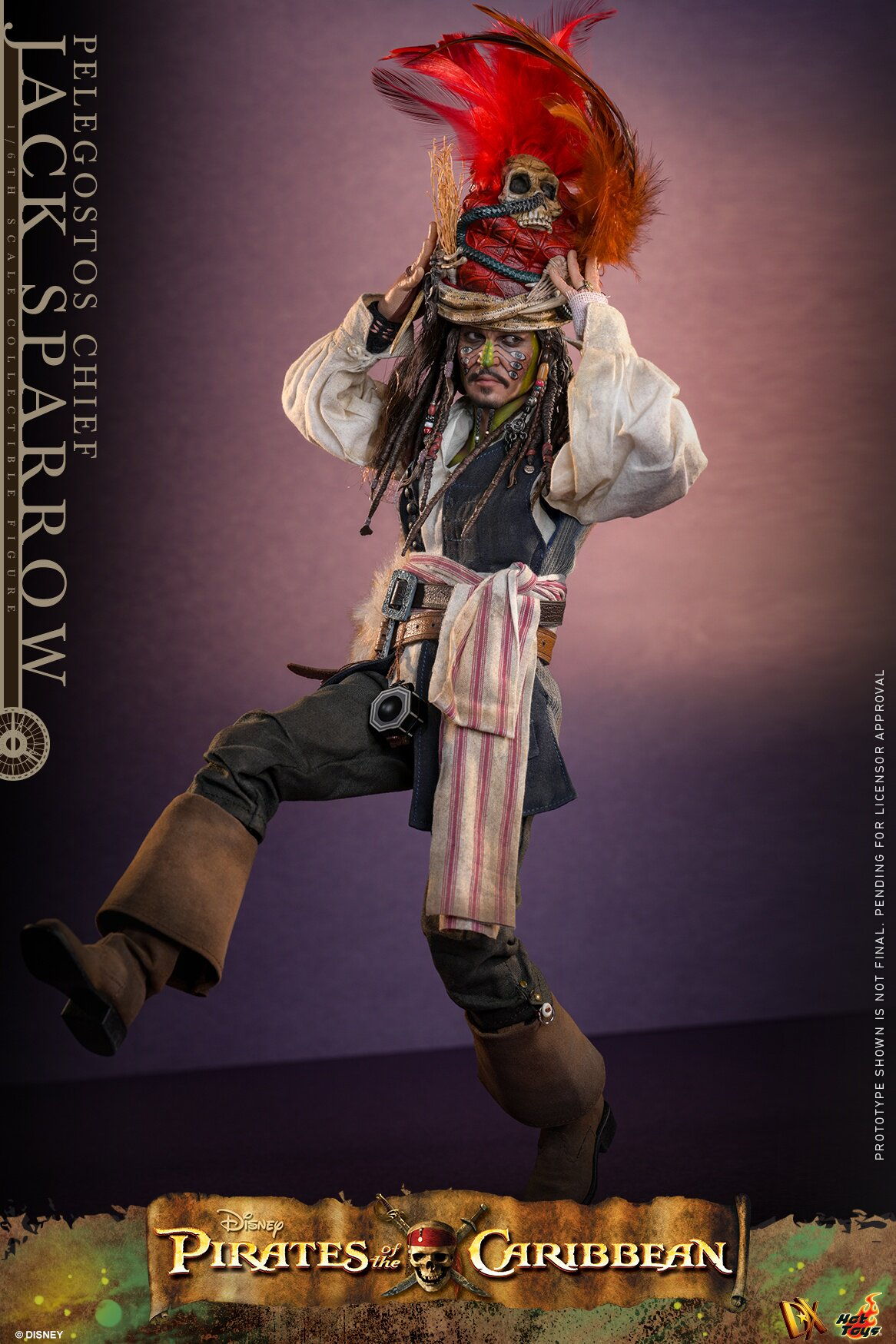 Hottoys - Man's Chest Pelegostos Chief Jack Sparrow [DX48] [Licensed]
