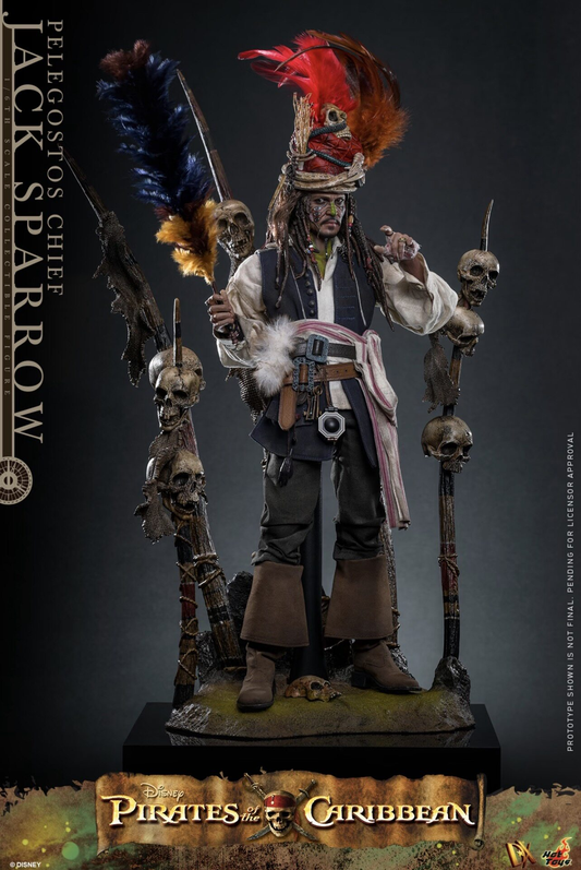 Hottoys - Man's Chest Pelegostos Chief Jack Sparrow [DX48] [Licensed]